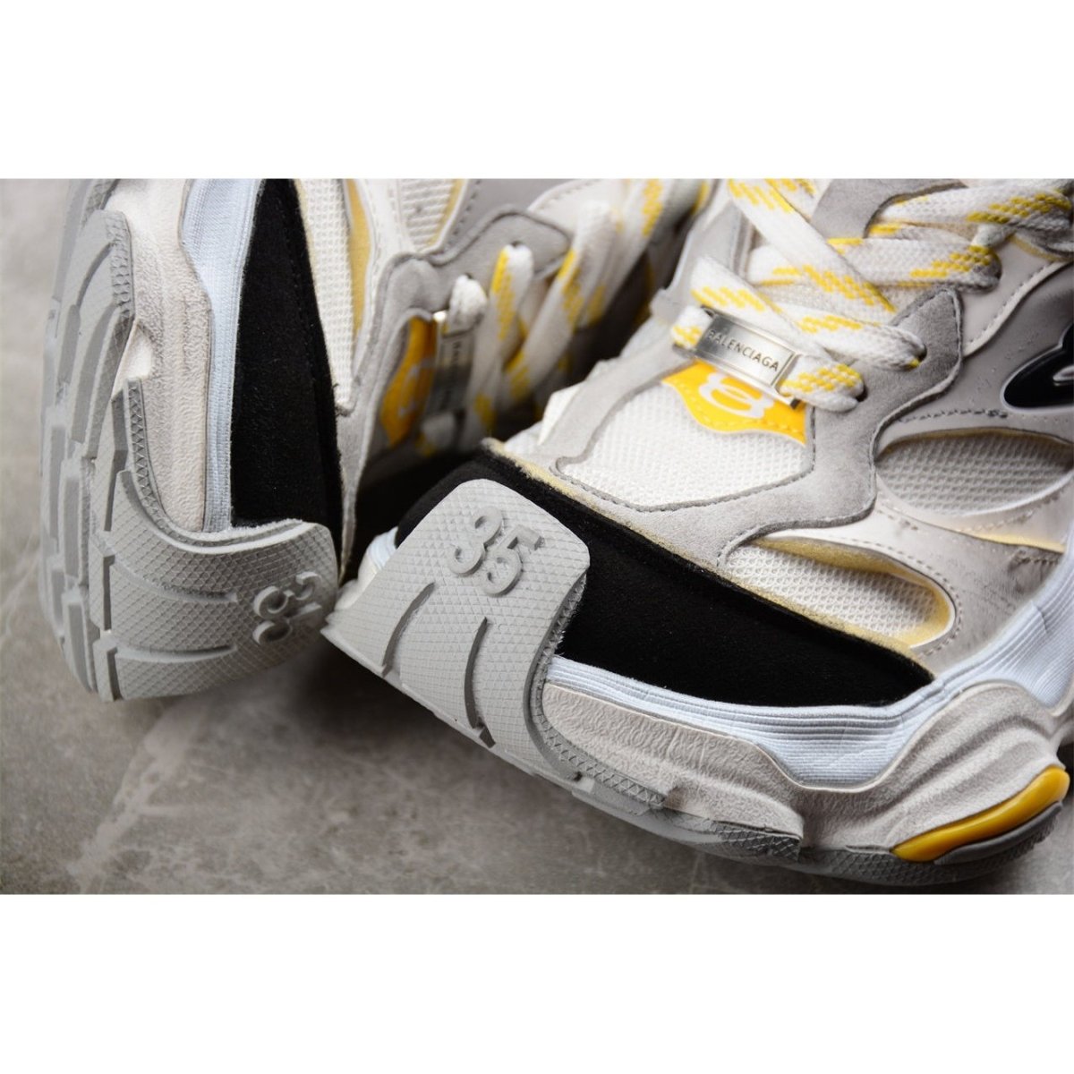 BALENCIAGA CARGO x GREY BLACK YELLOW - Phantom Kicks