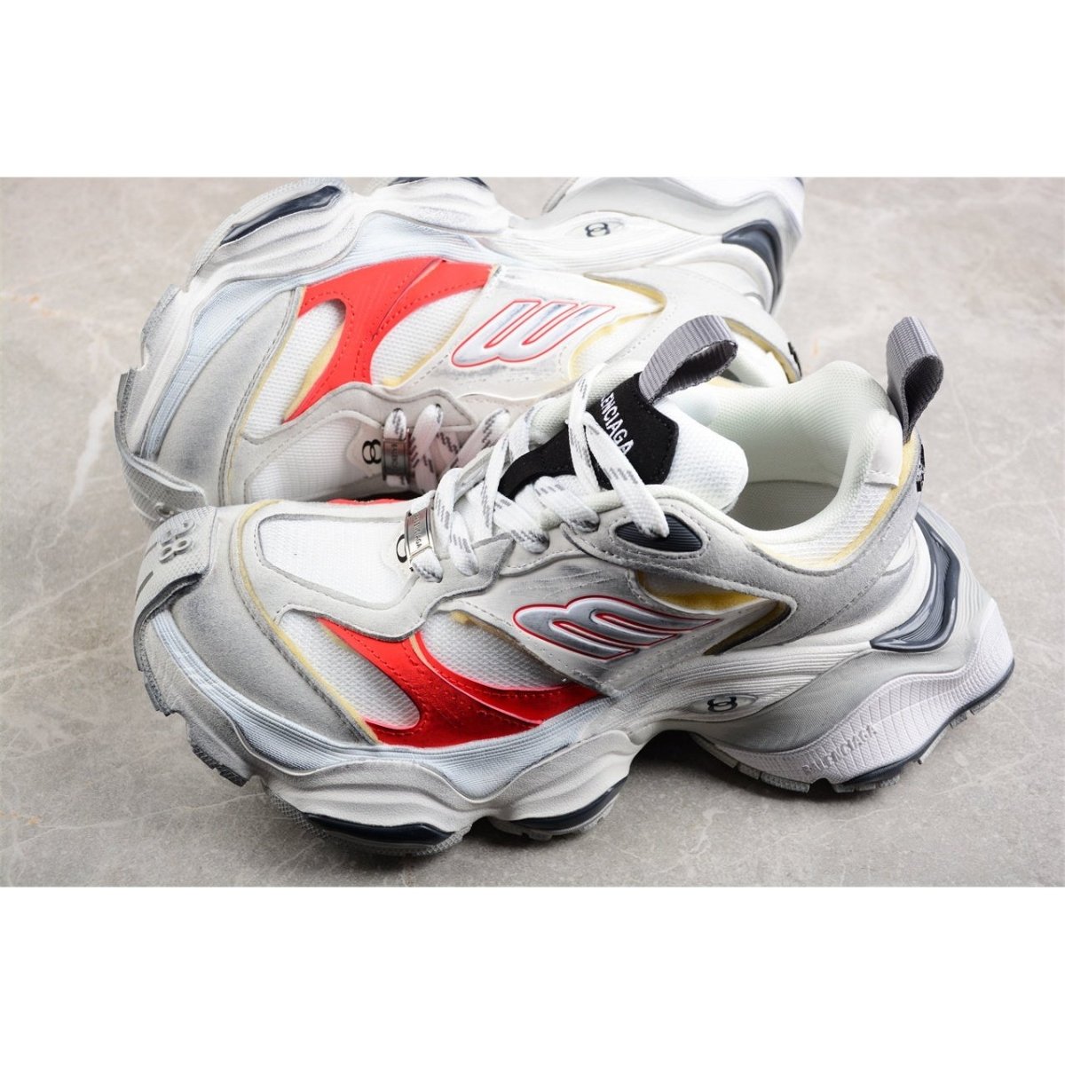 BALENCIAGA CARGO x WHITE GREY RED - Phantom Kicks