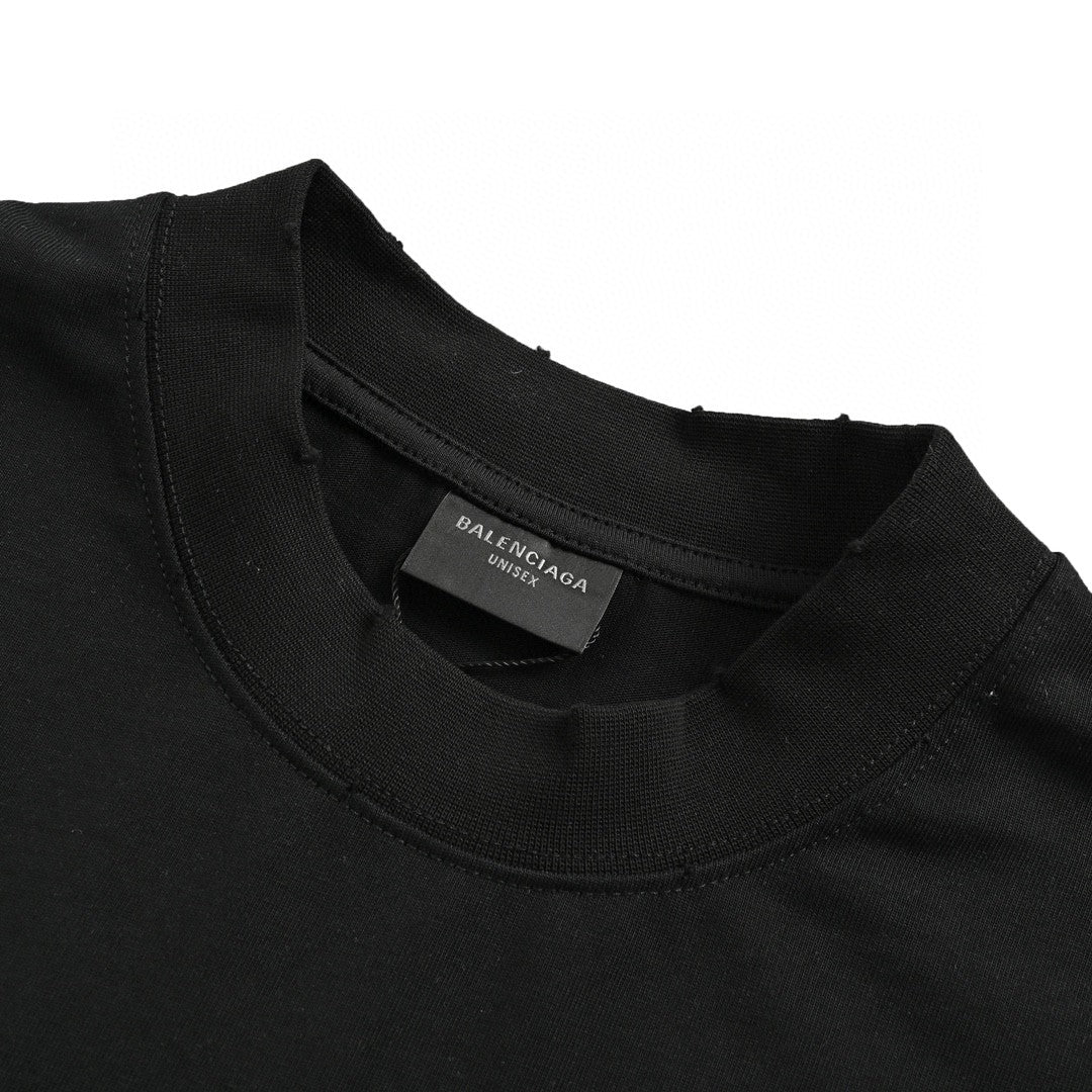 Balenciaga CD Graphic Black T-Shirt - Phantom Kicks