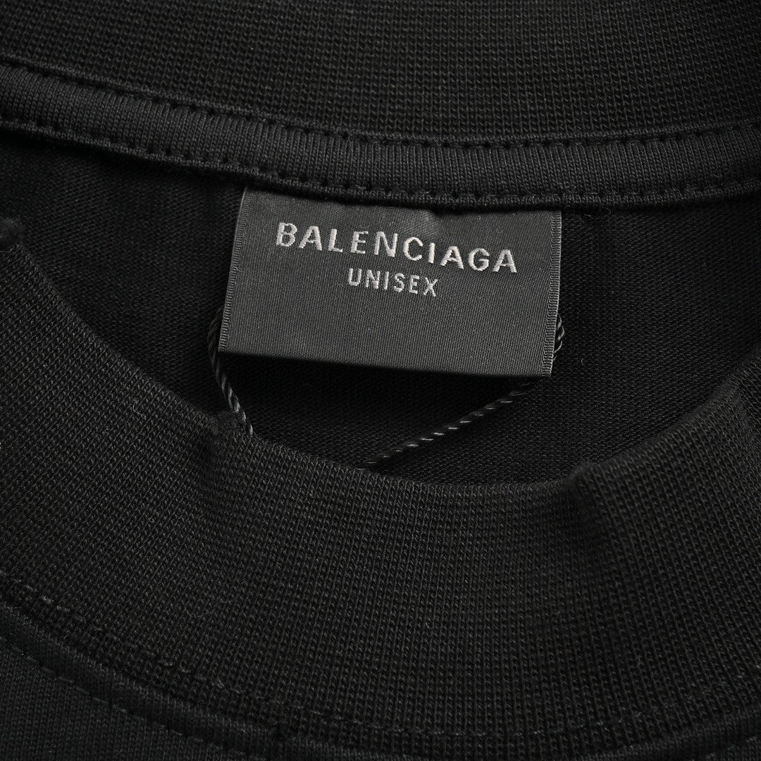 Balenciaga CD Graphic Black T-Shirt - Phantom Kicks