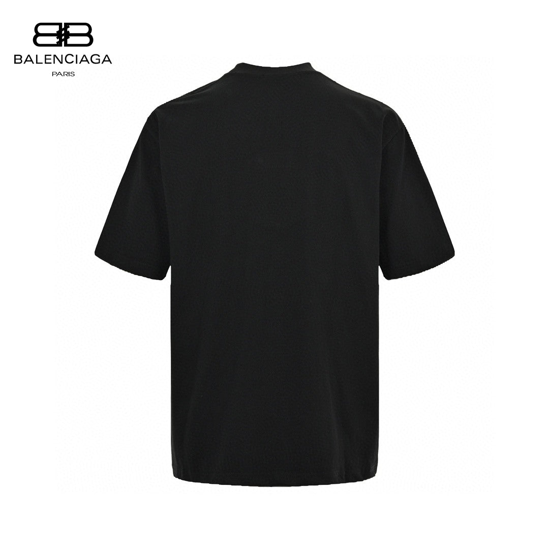 Balenciaga CD Graphic Black T-Shirt - Phantom Kicks