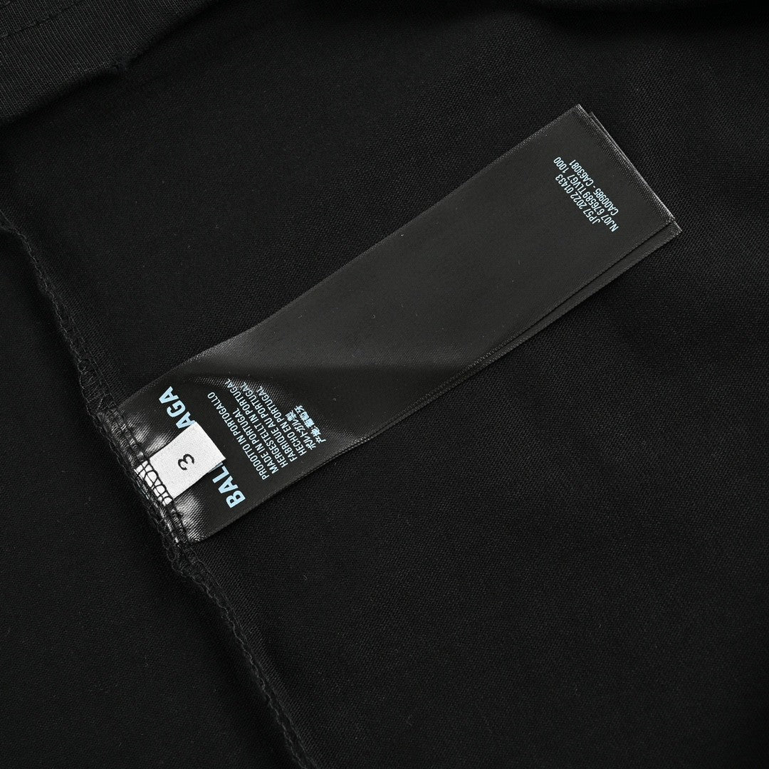 Balenciaga CD Graphic Black T-Shirt - Phantom Kicks