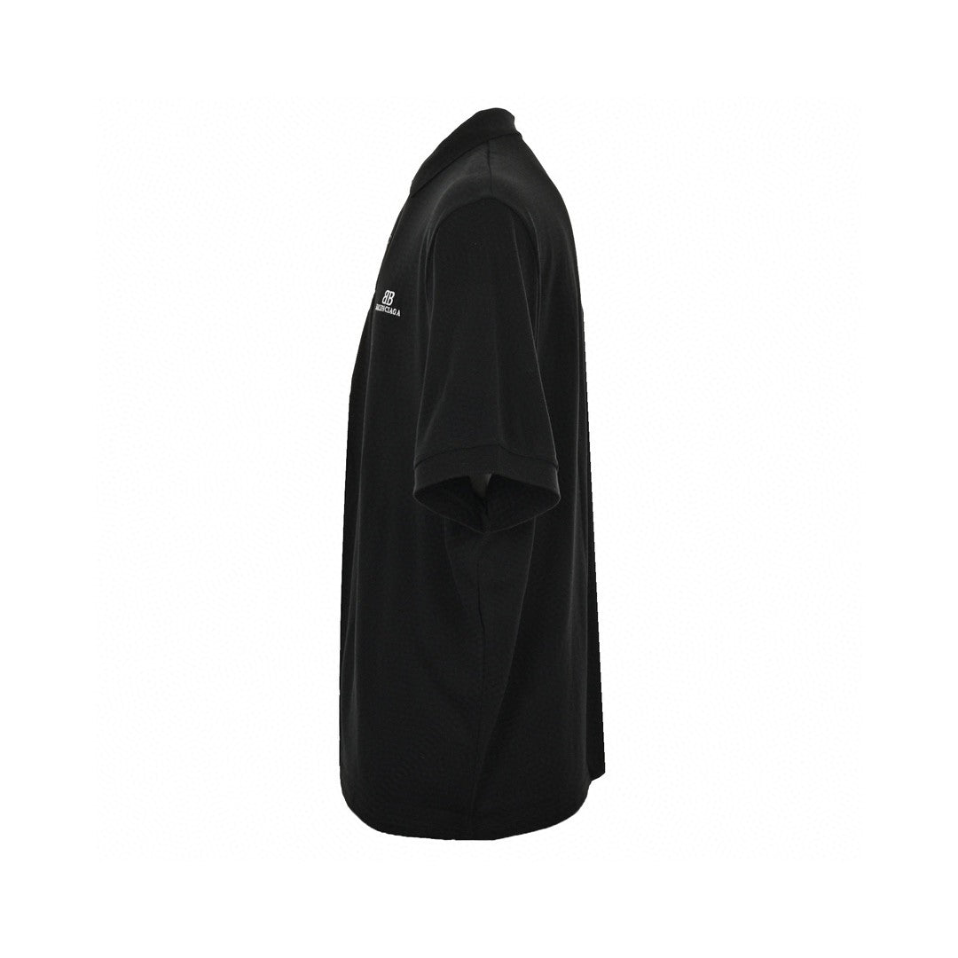 Balenciaga Classic Logo Polo Shirt (Black) - Phantom Kicks