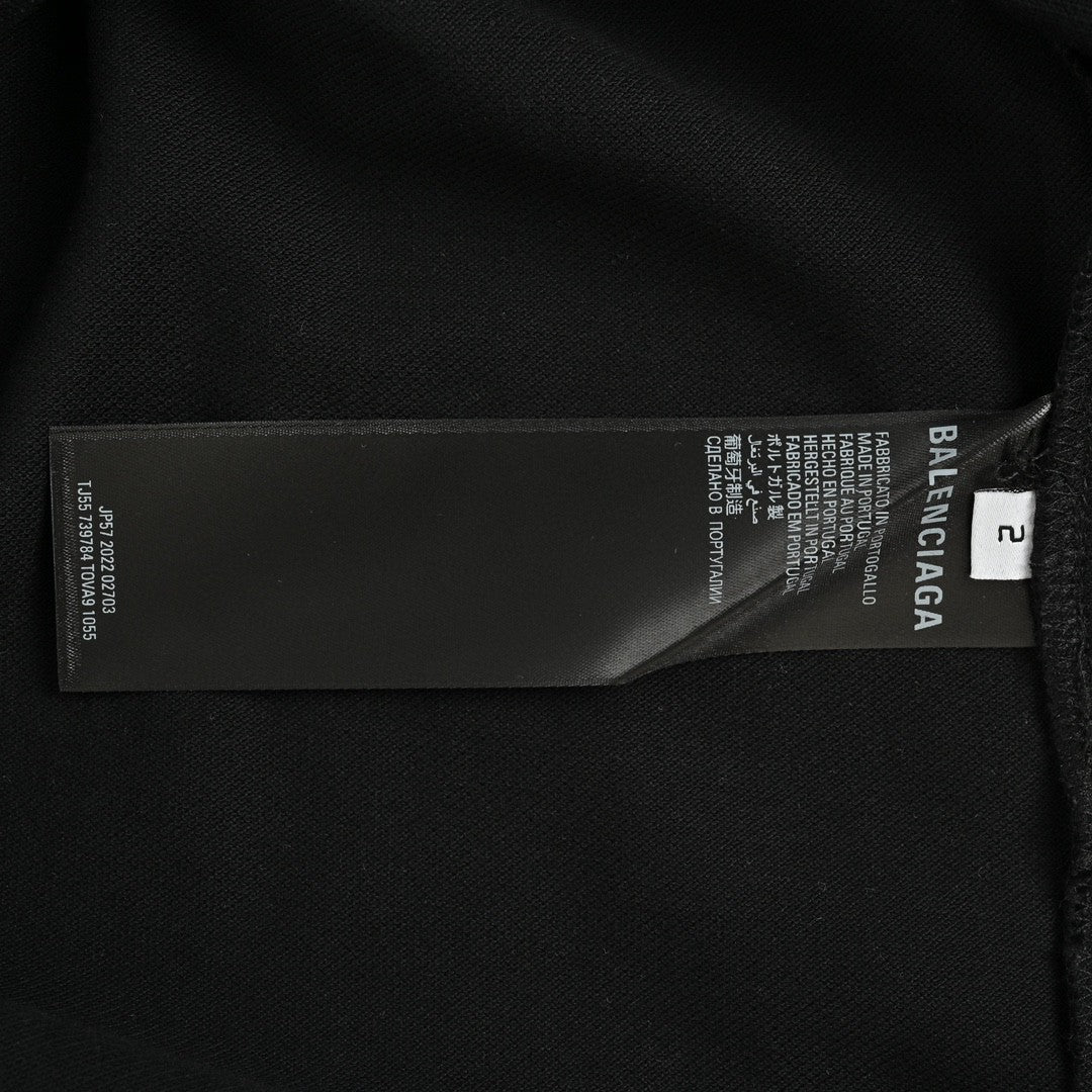 Balenciaga Classic Logo Polo Shirt (Black) - Phantom Kicks