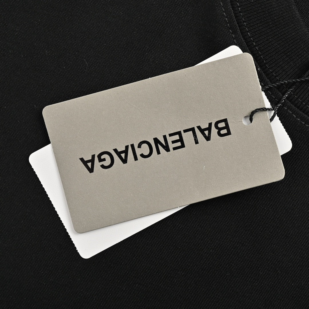 Balenciaga Crystal Logo T-Shirt in Black - Phantom Kicks