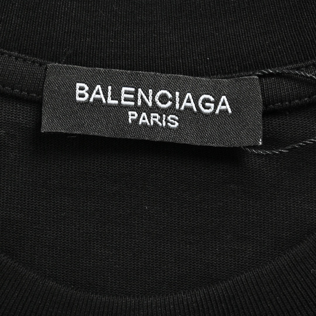 Balenciaga Crystal Logo T-Shirt in Black - Phantom Kicks