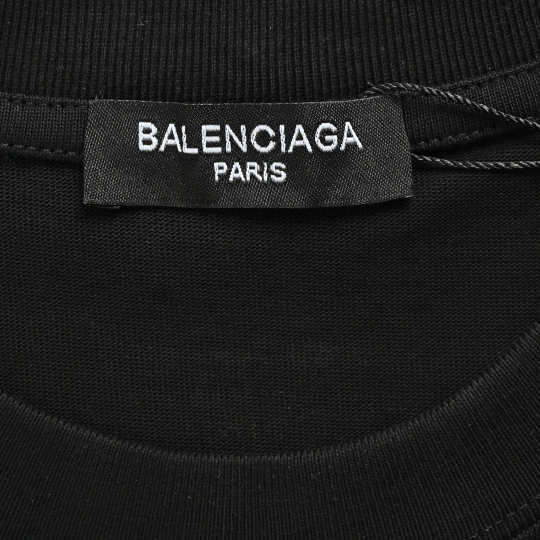 Balenciaga Crystal Logo T-Shirt in Black - Phantom Kicks