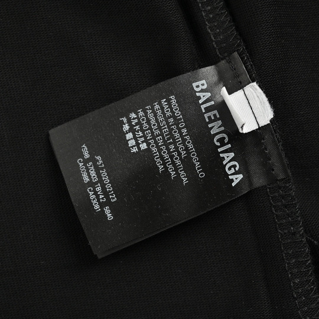 Balenciaga Crystal Logo T-Shirt in Black - Phantom Kicks
