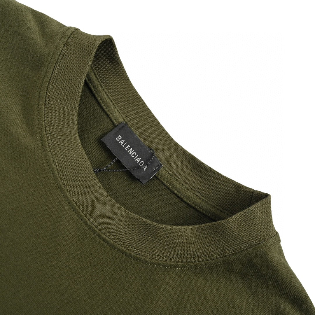 Balenciaga Design Team T-Shirt (Olive Green) - Phantom Kicks