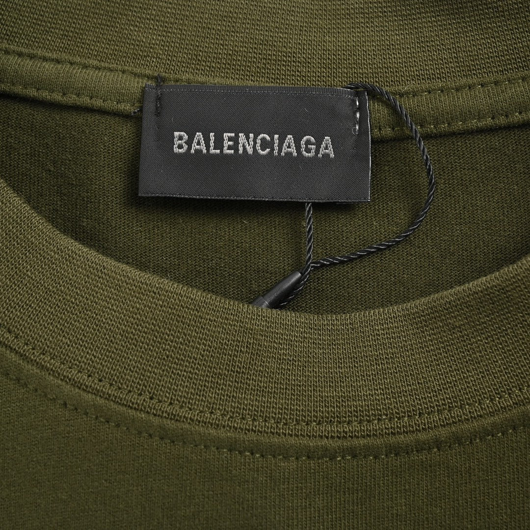 Balenciaga Design Team T-Shirt (Olive Green) - Phantom Kicks