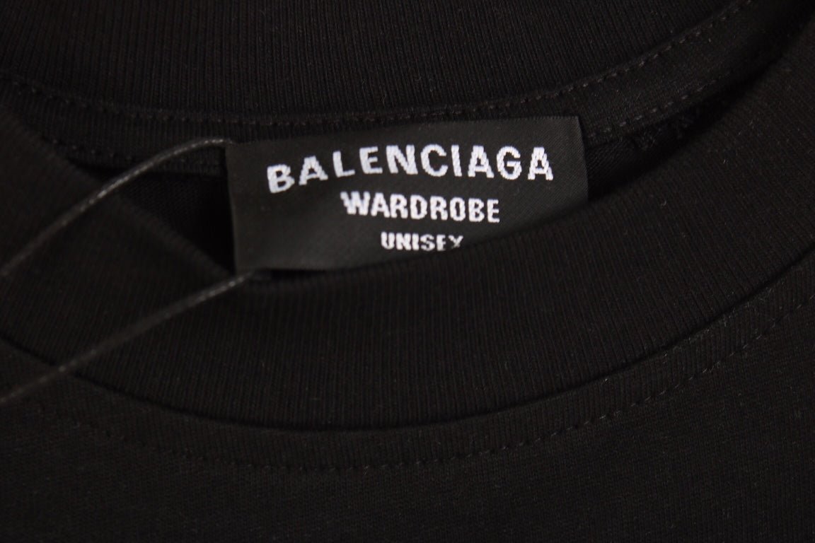 BALENCIAGA DESIGNER NAMES T-SHIRT BLACK - Phantom Kicks