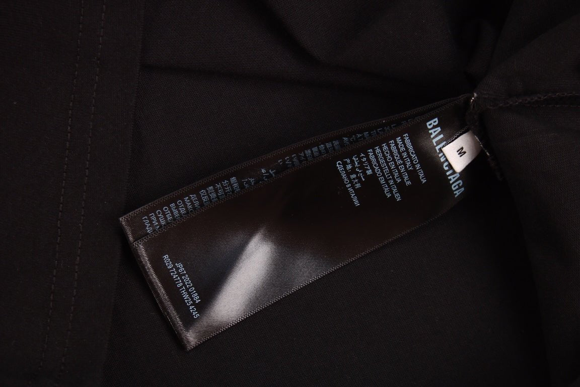 BALENCIAGA DESIGNER NAMES T-SHIRT BLACK - Phantom Kicks