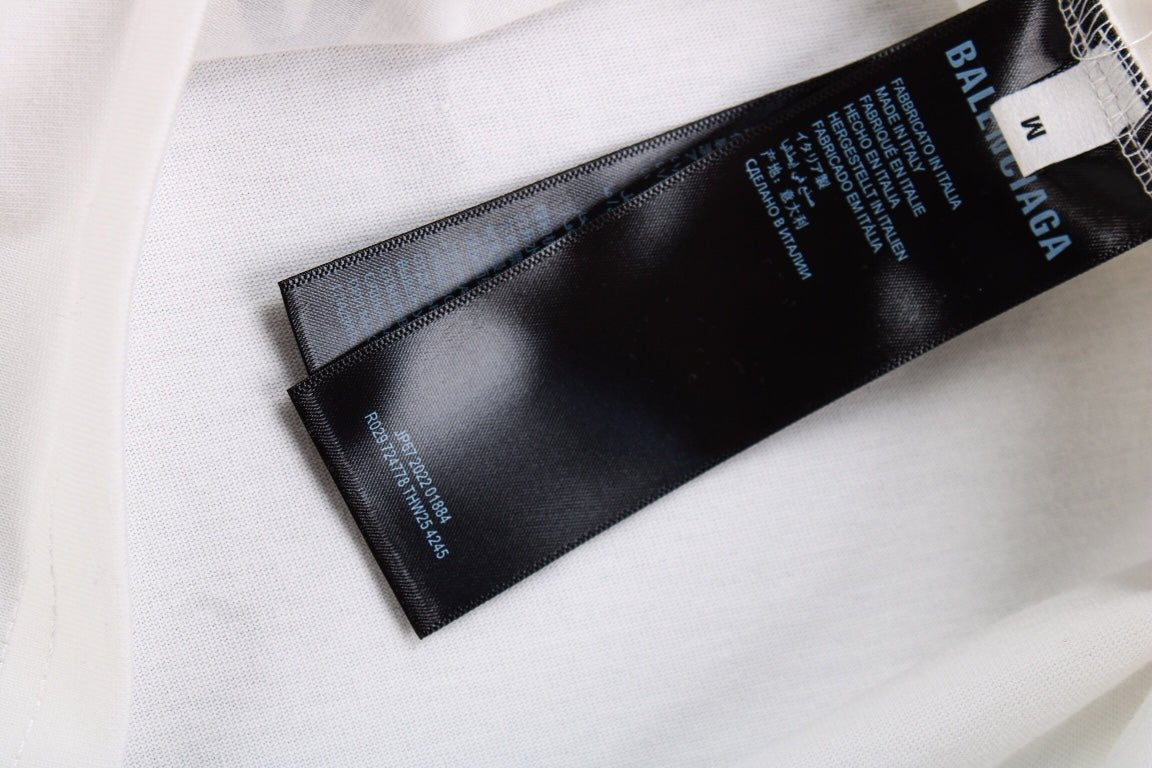 BALENCIAGA DESIGNER NAMES T-SHIRT WHITE - Phantom Kicks
