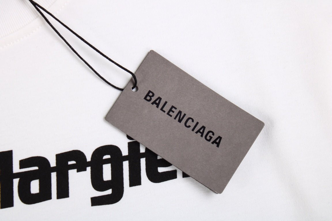 BALENCIAGA DESIGNER NAMES T-SHIRT WHITE - Phantom Kicks