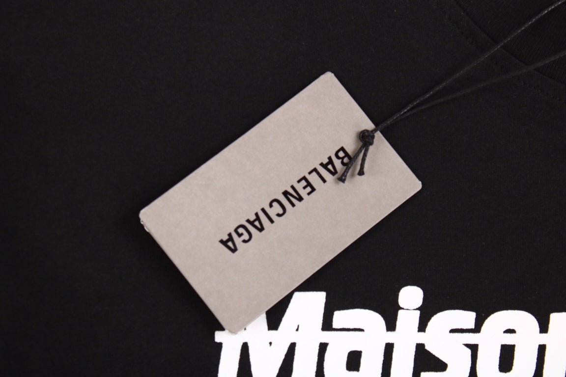 BALENCIAGA DESIGNER NAMES T-SHIRT BLACK - Phantom Kicks