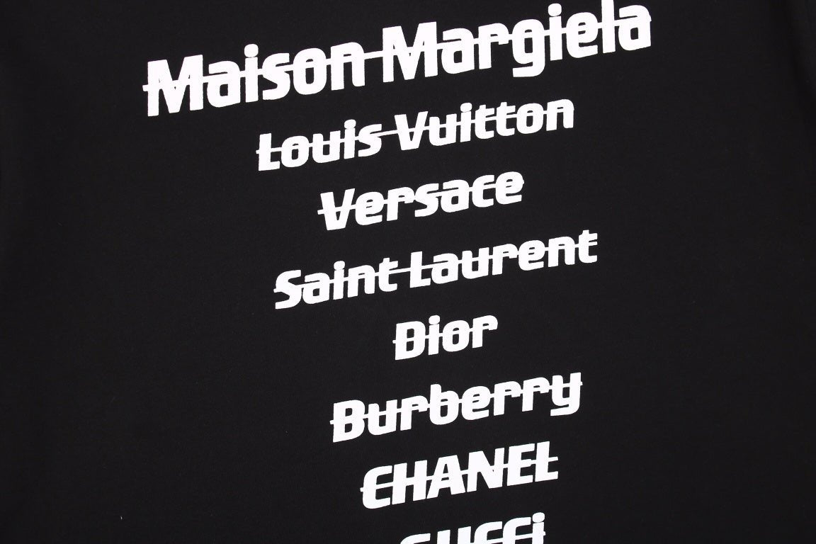 BALENCIAGA DESIGNER NAMES T-SHIRT BLACK - Phantom Kicks