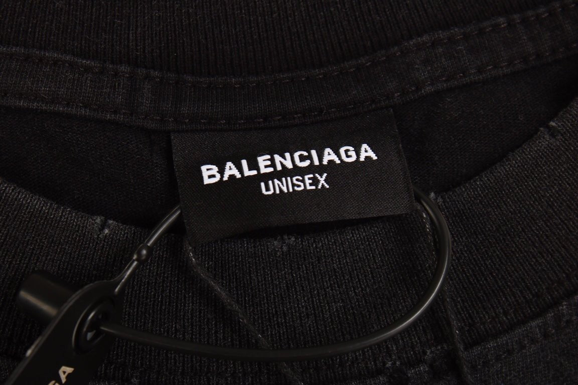 BALENCIAGA DEVIL'S EIFFEL TOWER GRAPHIC T-SHIRT BLACK - Phantom Kicks