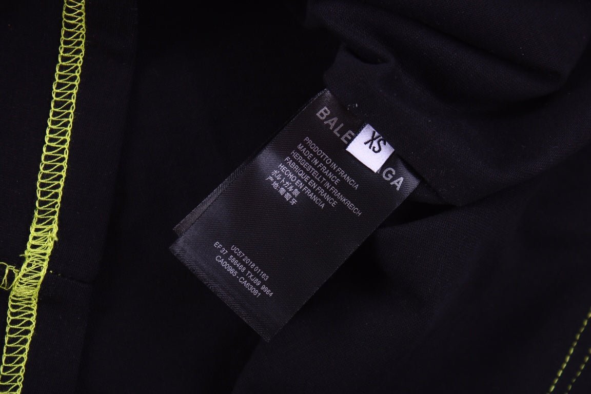 Balenciaga Digital Age Logo T-Shirt - Black - Phantom Kicks