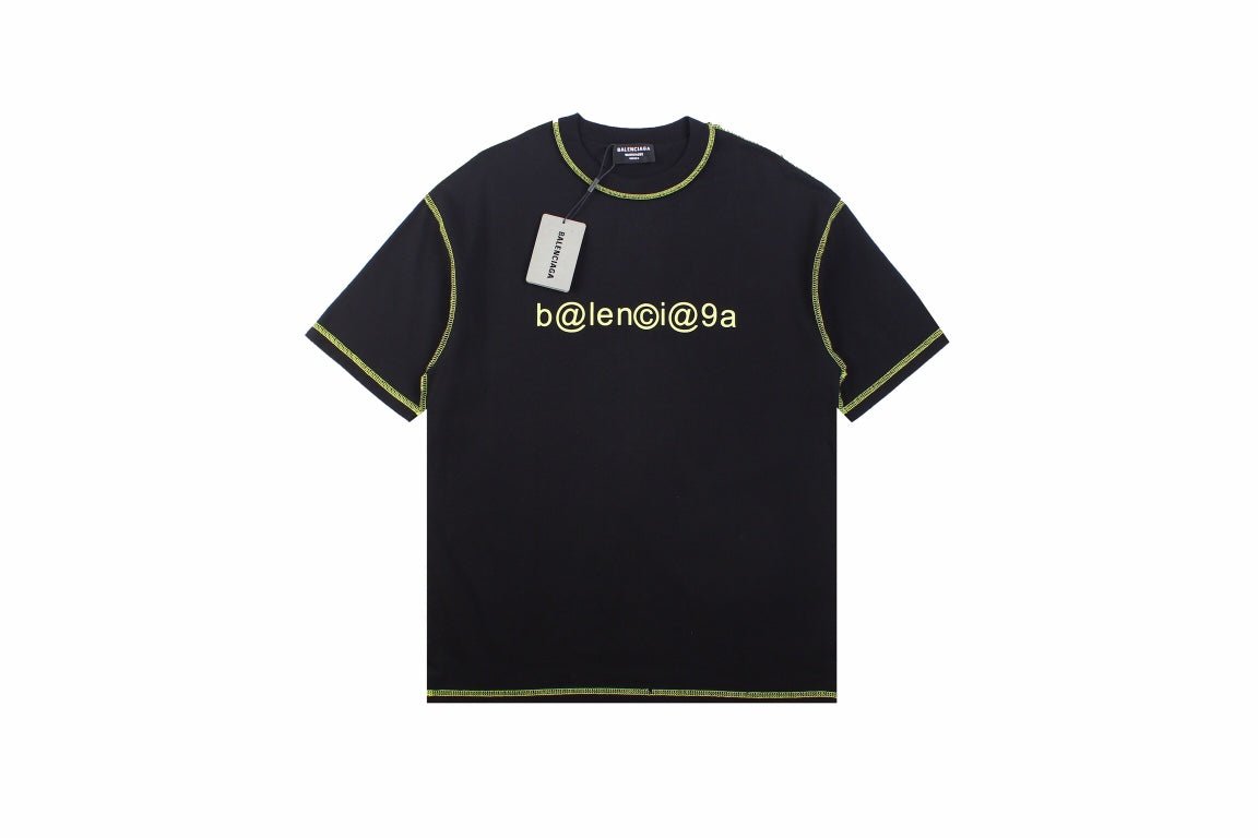 Balenciaga Digital Age Logo T-Shirt - Black - Phantom Kicks