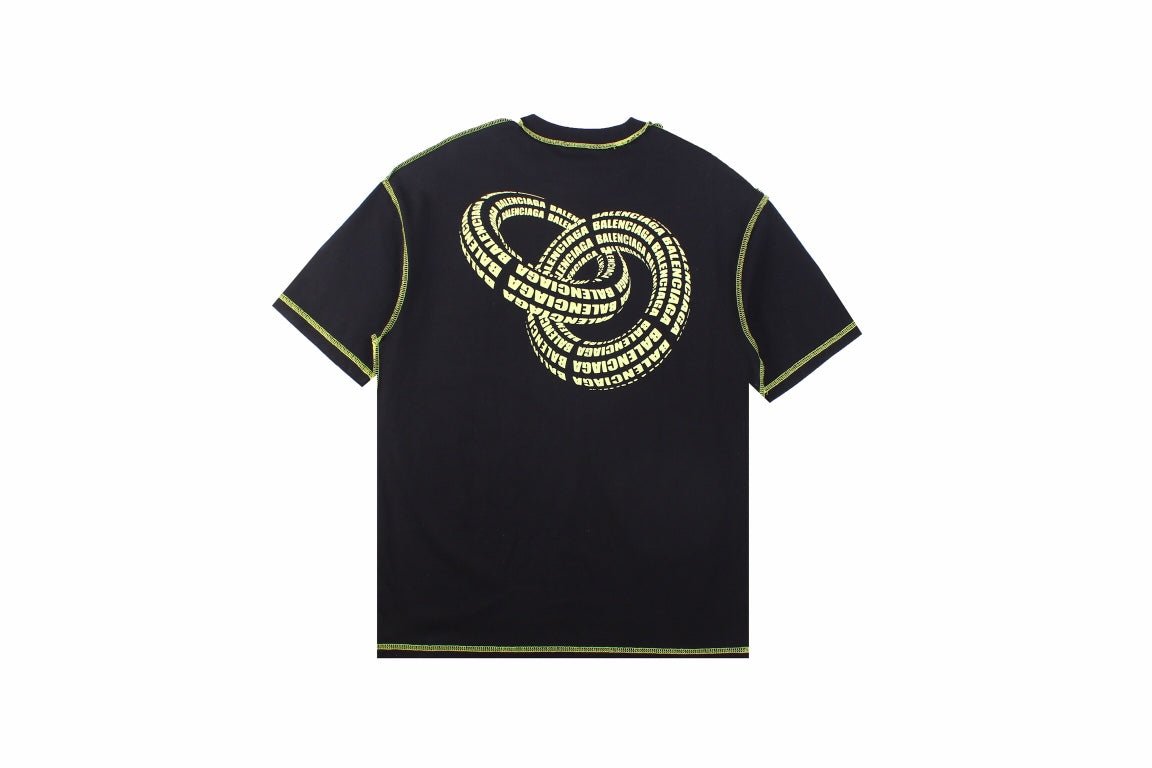 Balenciaga Digital Age Logo T-Shirt - Black - Phantom Kicks