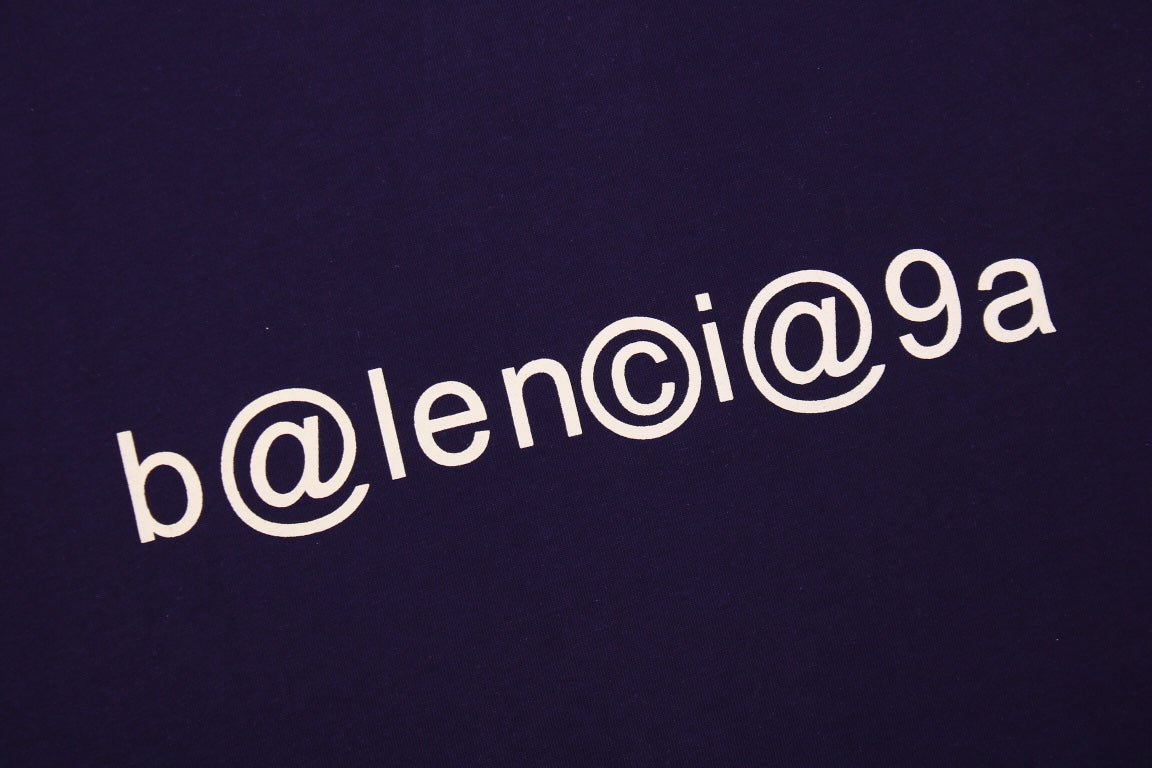 Balenciaga Digital Age Logo T-Shirt - Black - Phantom Kicks