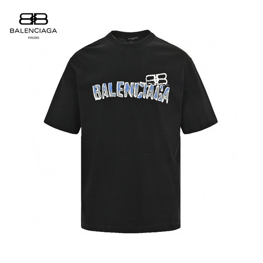 Balenciaga Distorted Logo T-Shirt - Phantom Kicks