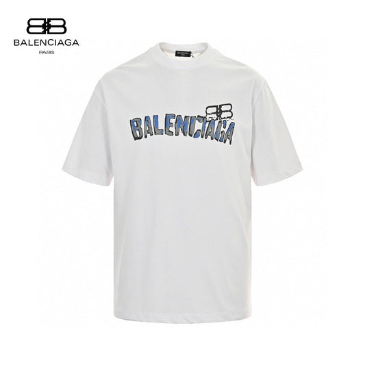 Balenciaga Distorted Logo T-Shirt - Phantom Kicks