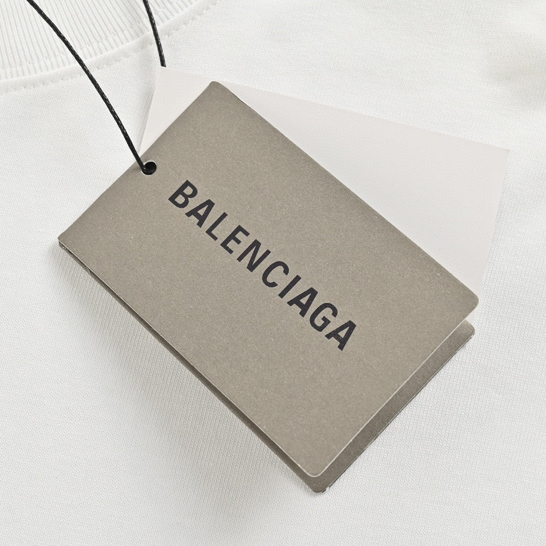 Balenciaga Distressed Logo T-Shirt - Phantom Kicks