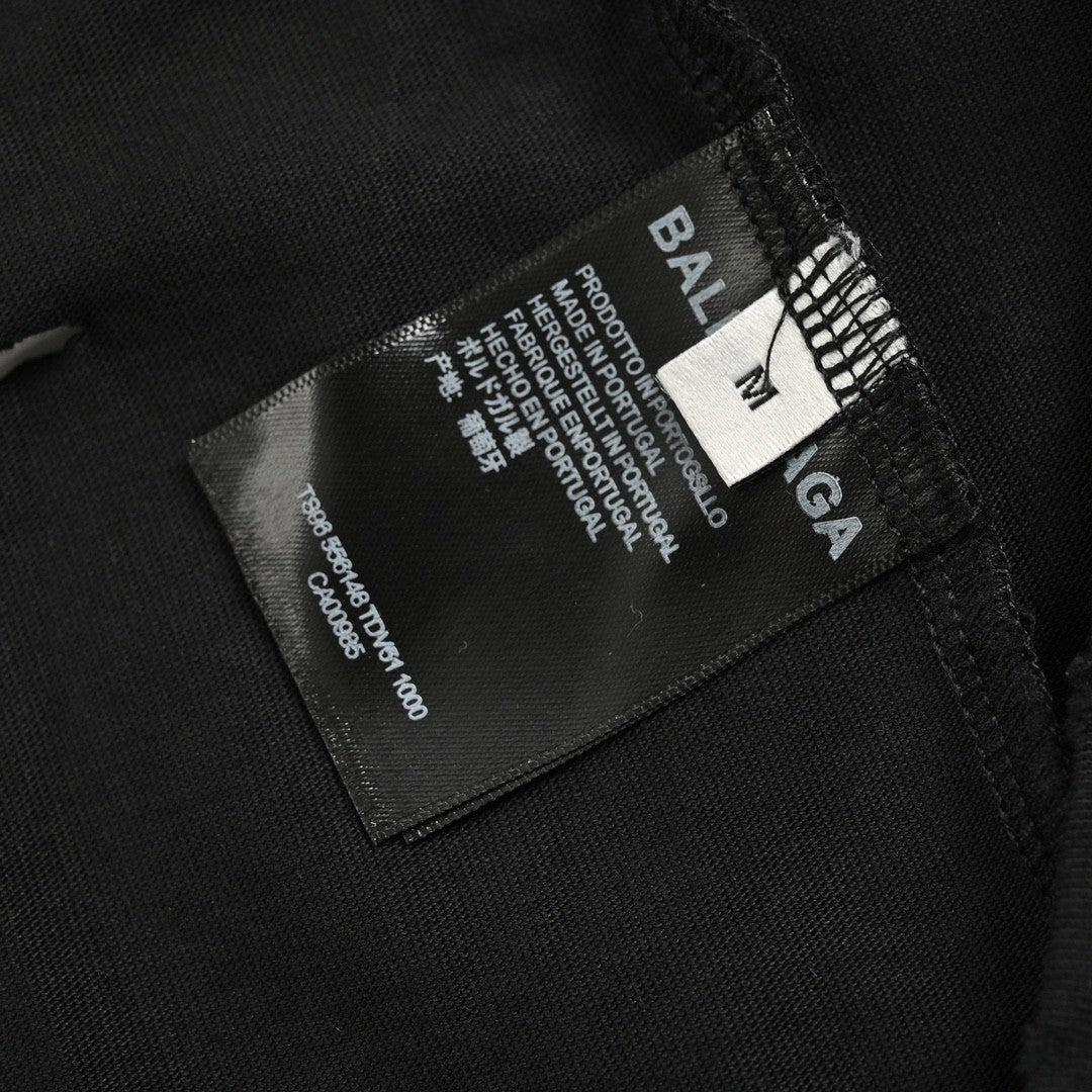 Balenciaga Distressed Logo T-Shirt - Phantom Kicks