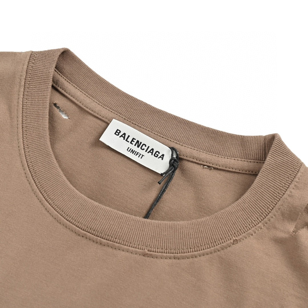 Balenciaga Distressed Logo T-Shirt - Phantom Kicks