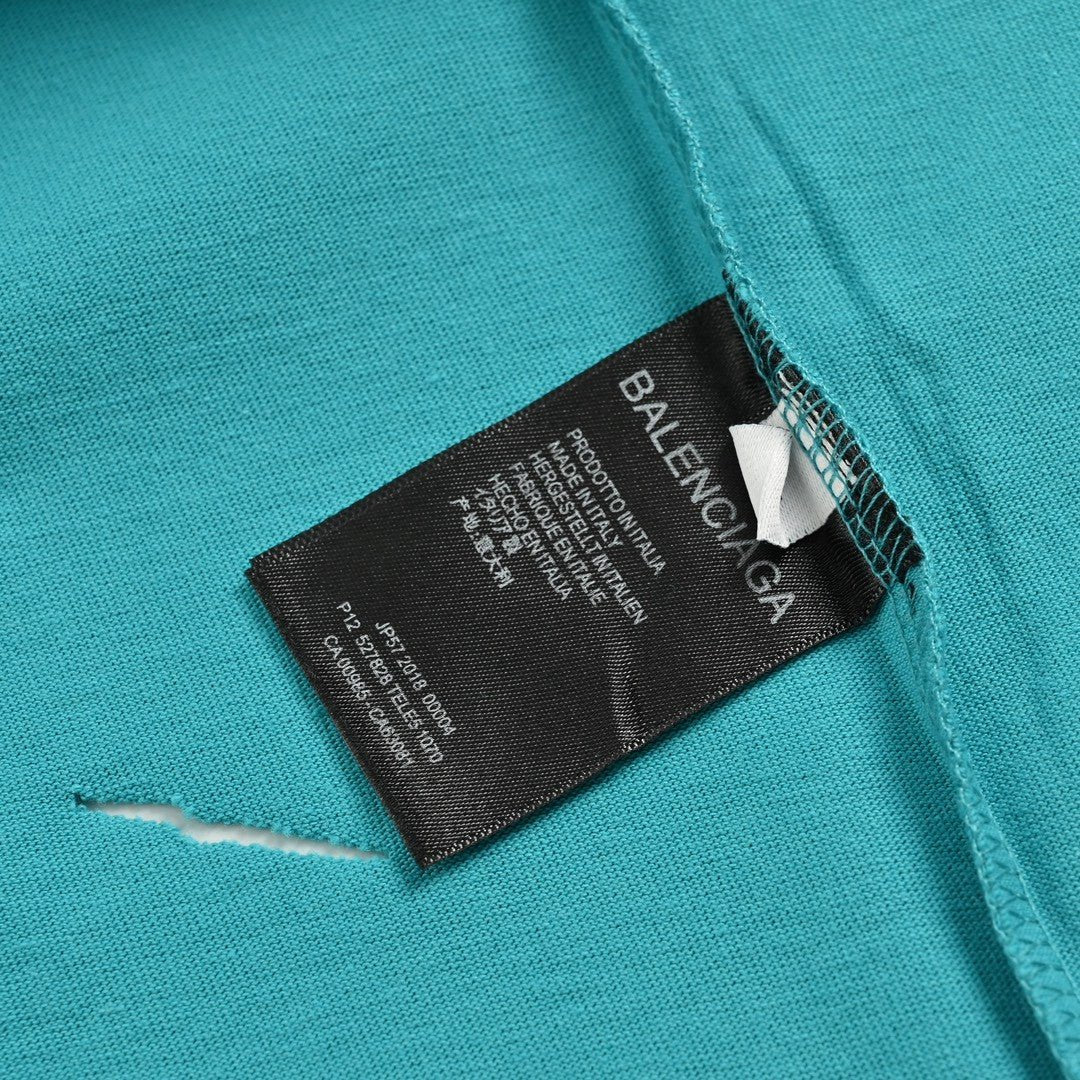 Balenciaga Distressed Logo T-Shirt - Phantom Kicks