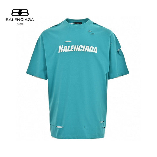 Balenciaga Distressed Logo T-Shirt - Phantom Kicks