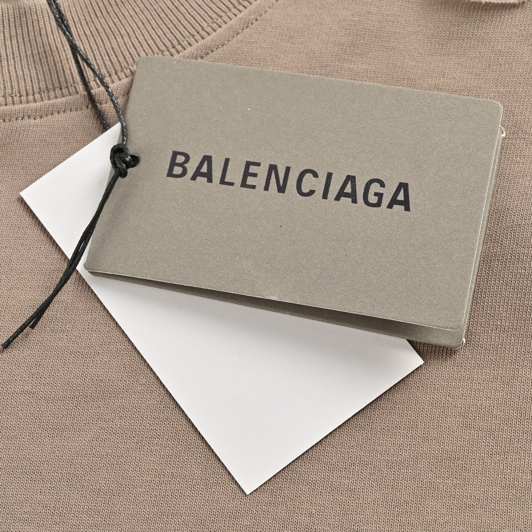 Balenciaga Distressed Logo T-Shirt - Phantom Kicks