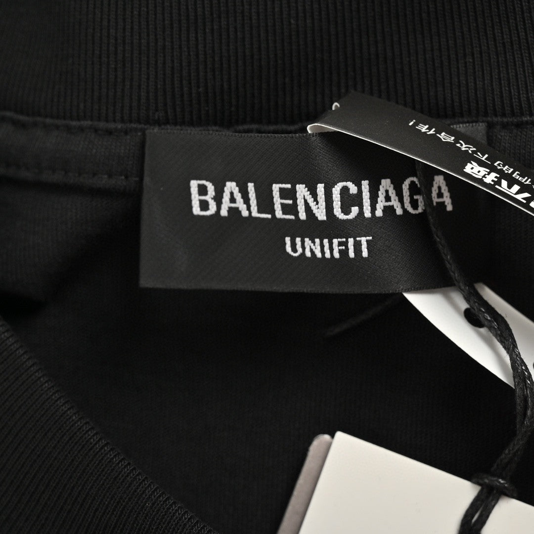 Balenciaga Distressed Logo T-Shirt - Phantom Kicks