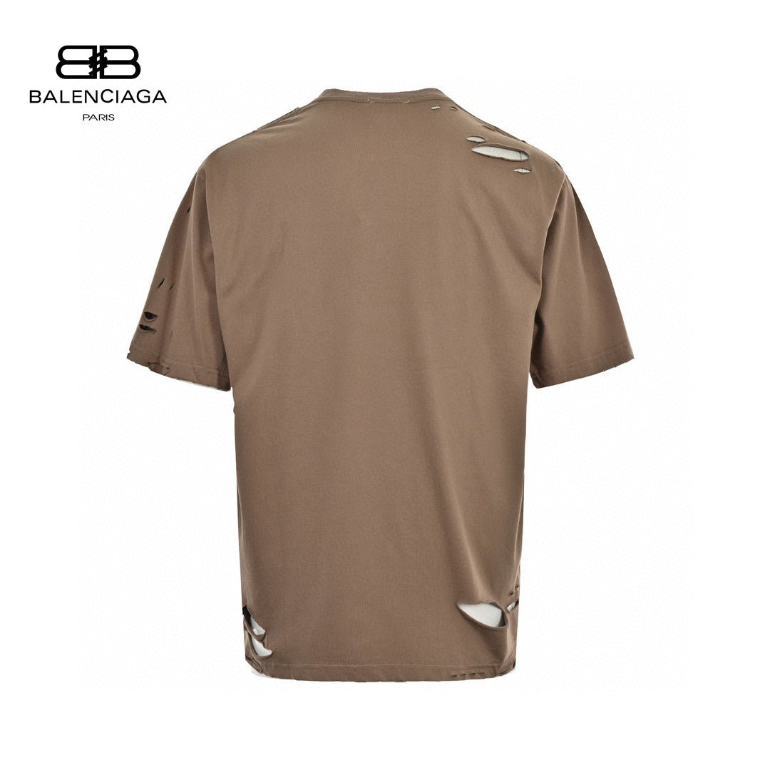Balenciaga Distressed Logo T-Shirt - Phantom Kicks