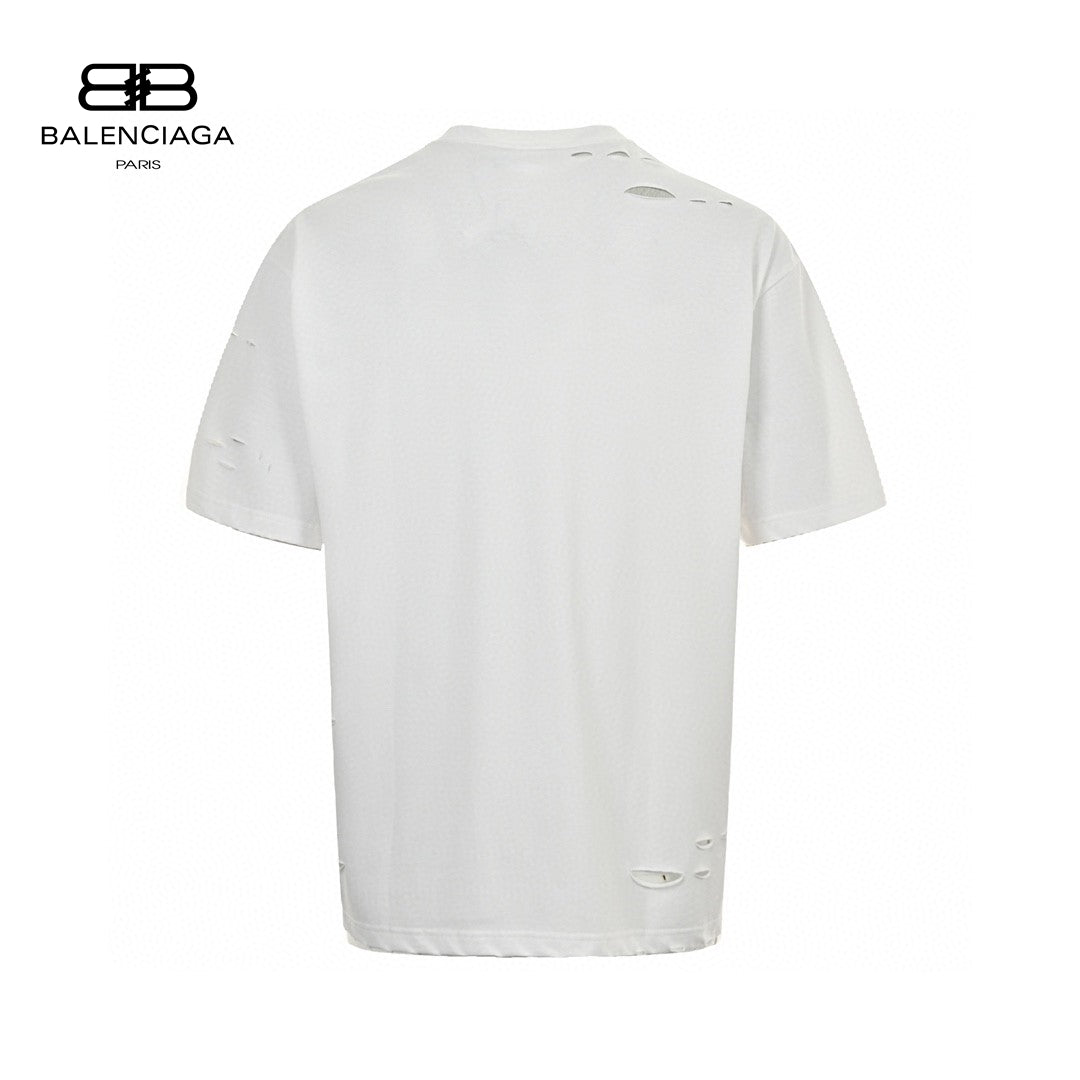 Balenciaga Distressed Logo T-Shirt - Phantom Kicks