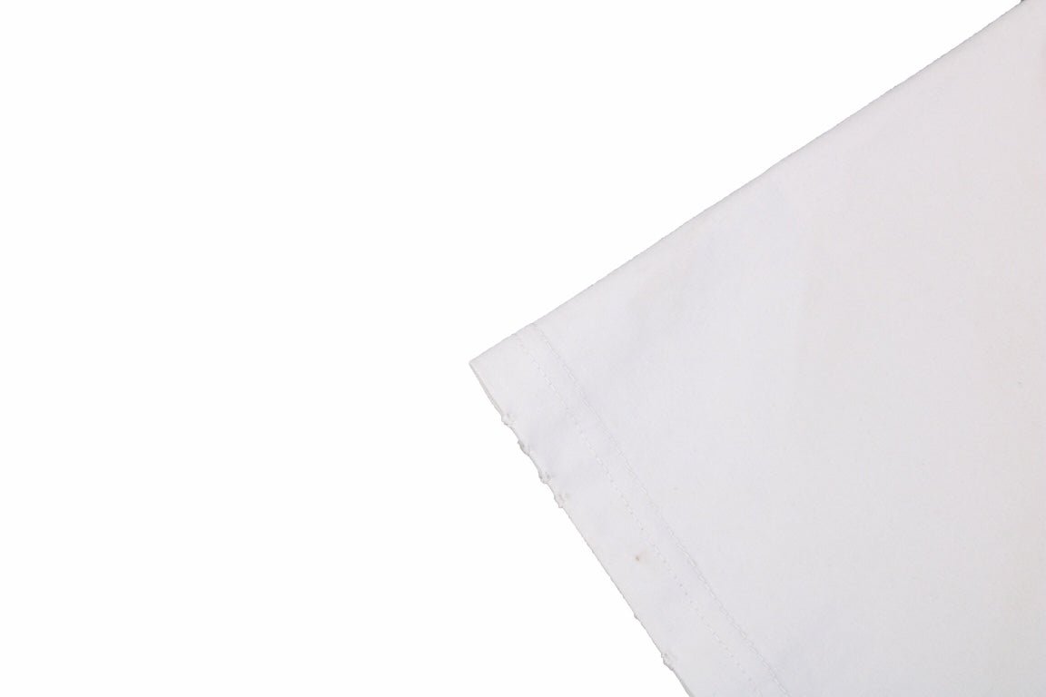 BALENCIAGA DISTRESSED LOGO T-SHIRT WHITE GREY - Phantom Kicks