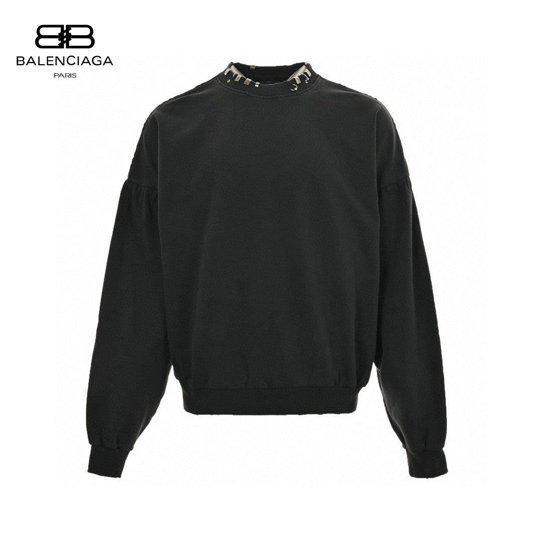 Balenciaga Embellished Collar Sweatshirt - Phantom Kicks