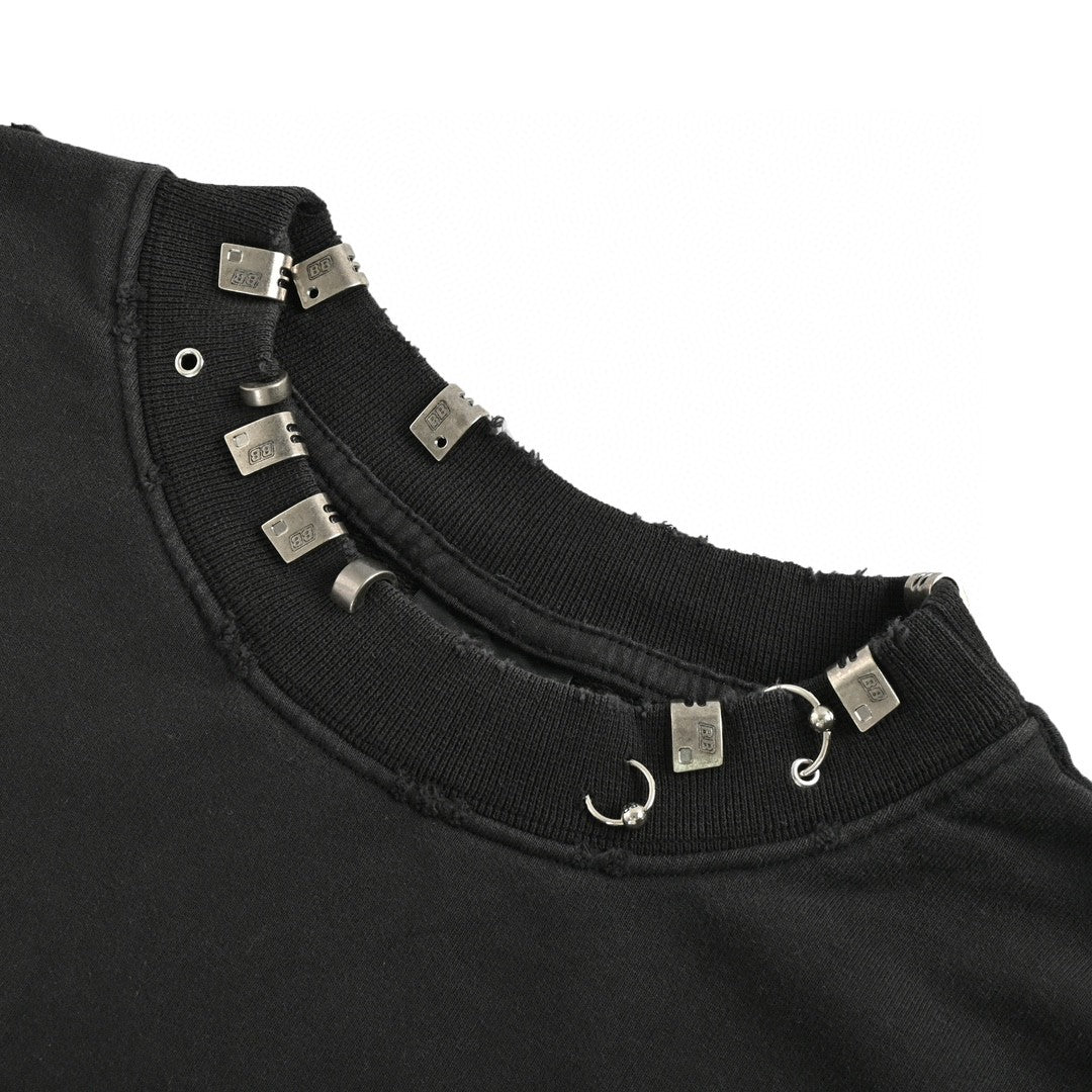Balenciaga Embellished Collar Sweatshirt - Phantom Kicks