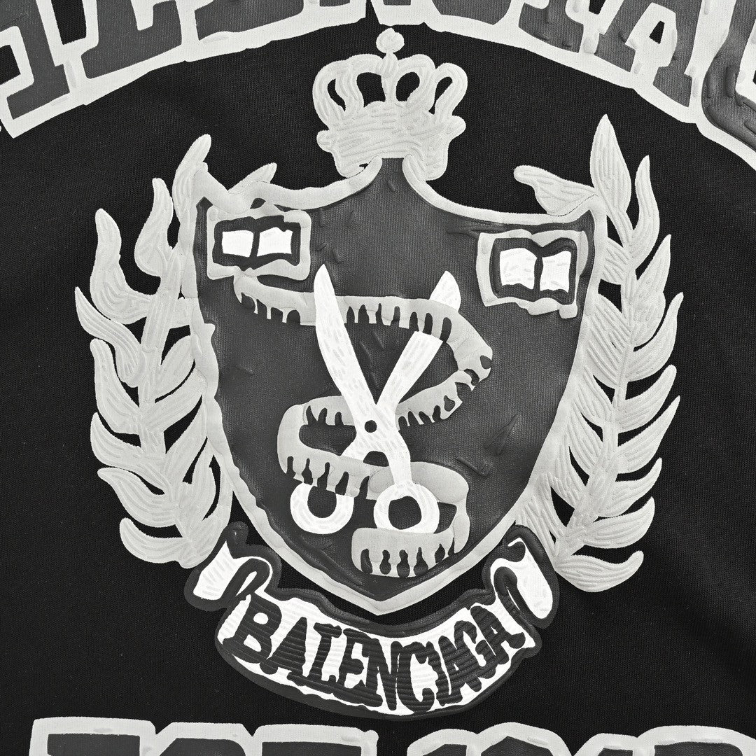 Balenciaga Est. 1917 Crest T-Shirt (Black) - Phantom Kicks