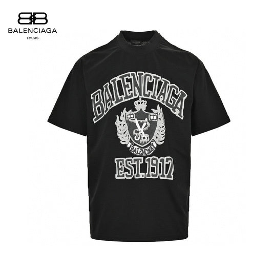Balenciaga Est. 1917 Crest T-Shirt (Black) - Phantom Kicks