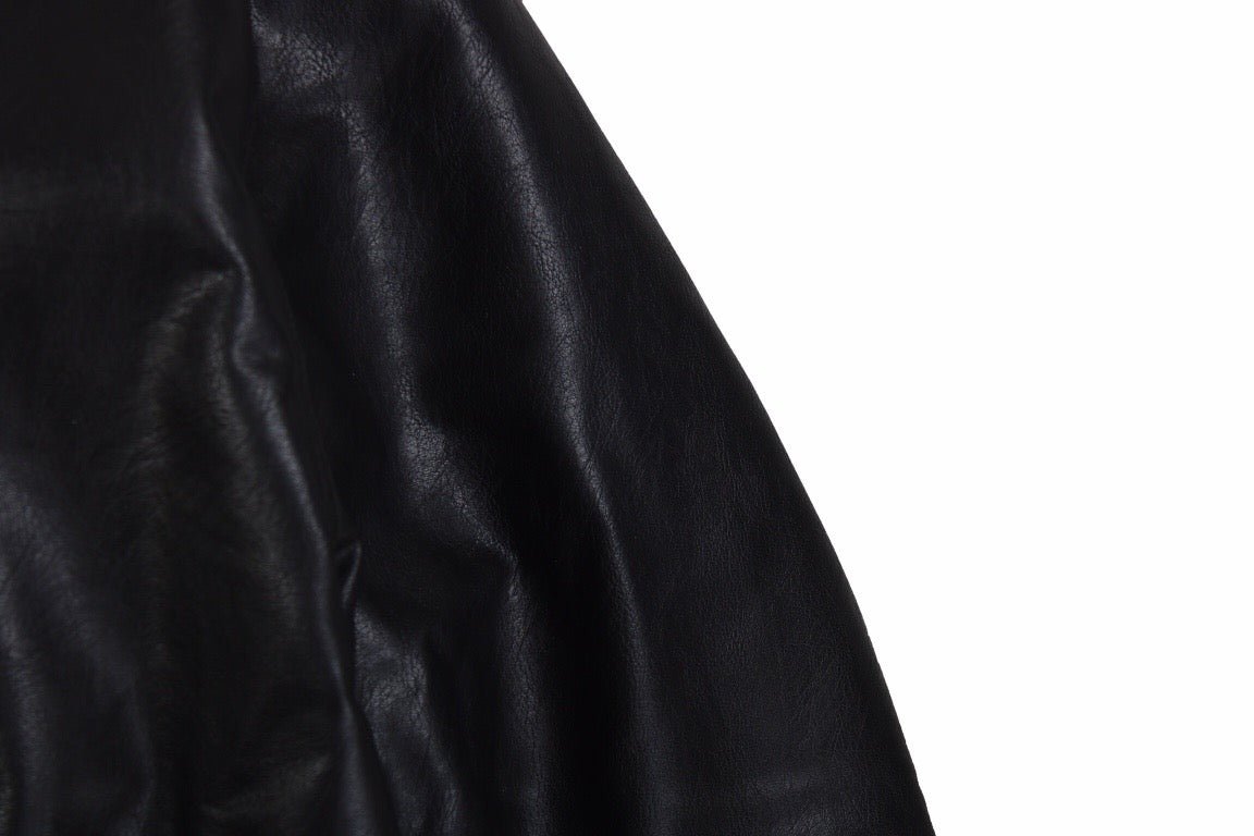 BALENCIAGA FAUX LEATHER JACKET BLACK - Phantom Kicks