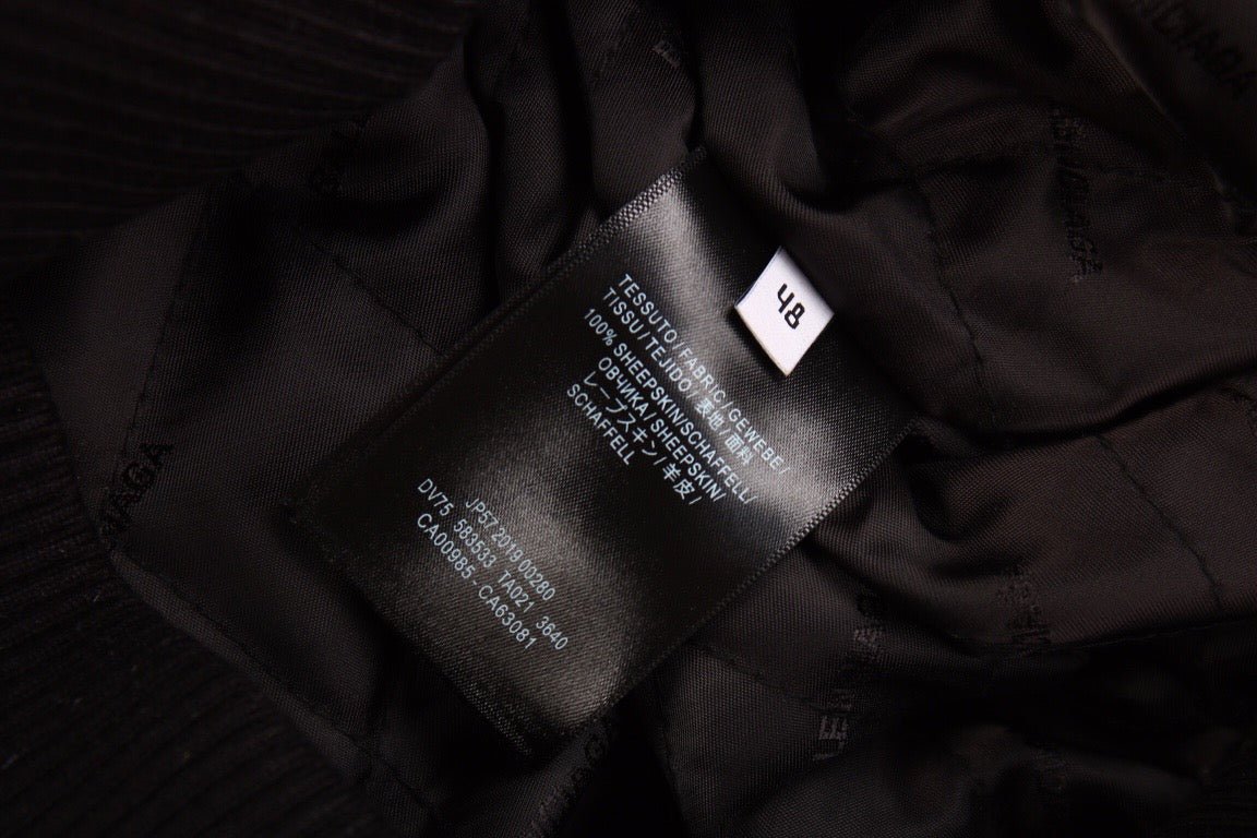 BALENCIAGA FAUX LEATHER JACKET BLACK - Phantom Kicks