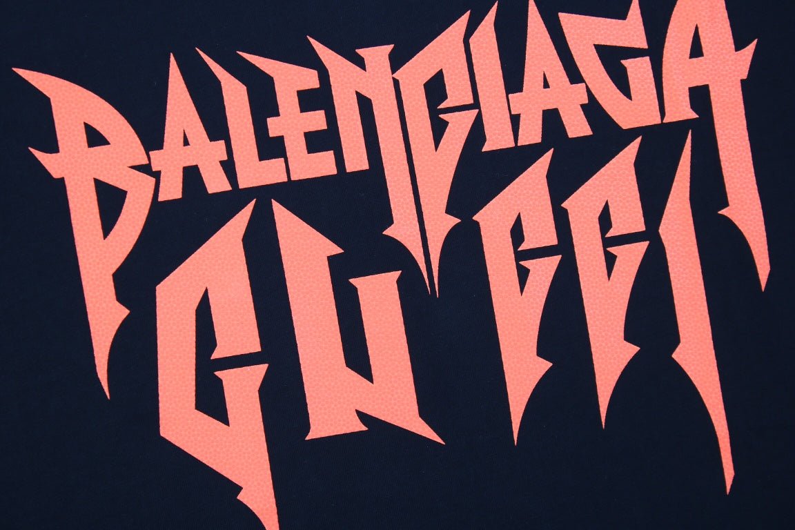 Balenciaga Gothic Logo T-Shirt - Phantom Kicks