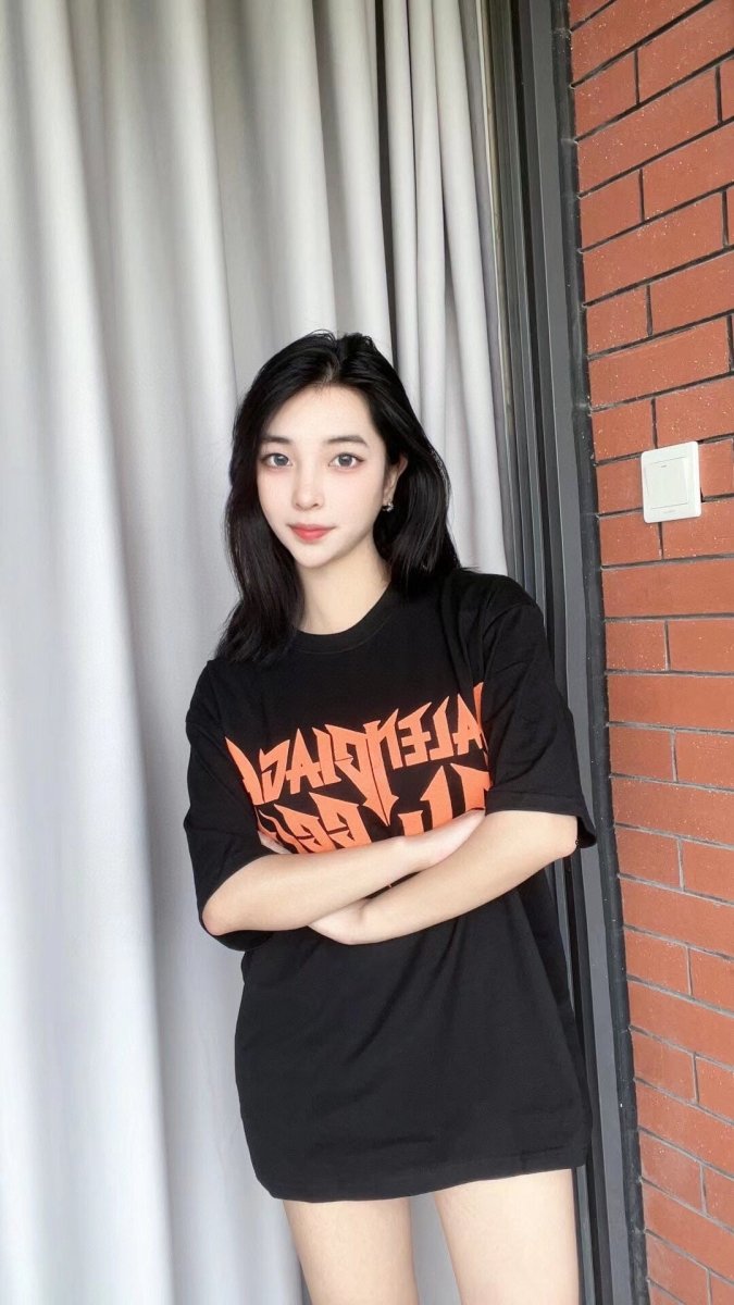 Balenciaga Gothic Logo T-Shirt - Phantom Kicks