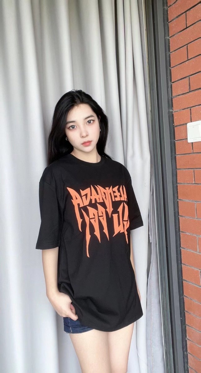 Balenciaga Gothic Logo T-Shirt - Phantom Kicks