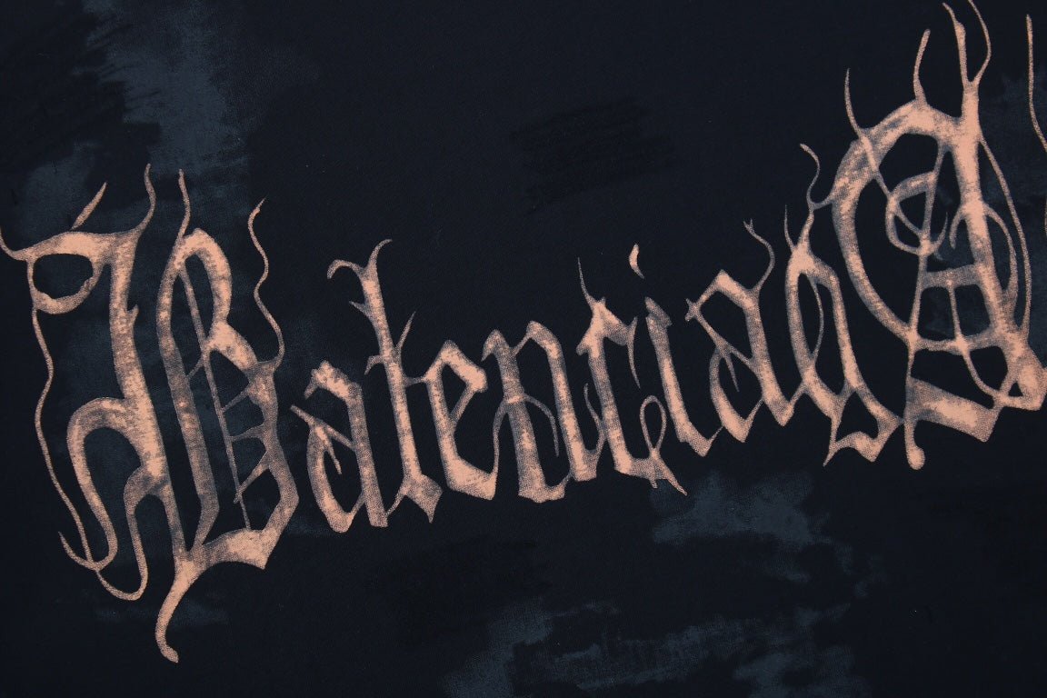BALENCIAGA GOTHIC LOGO T-SHIRT BLACK - Phantom Kicks