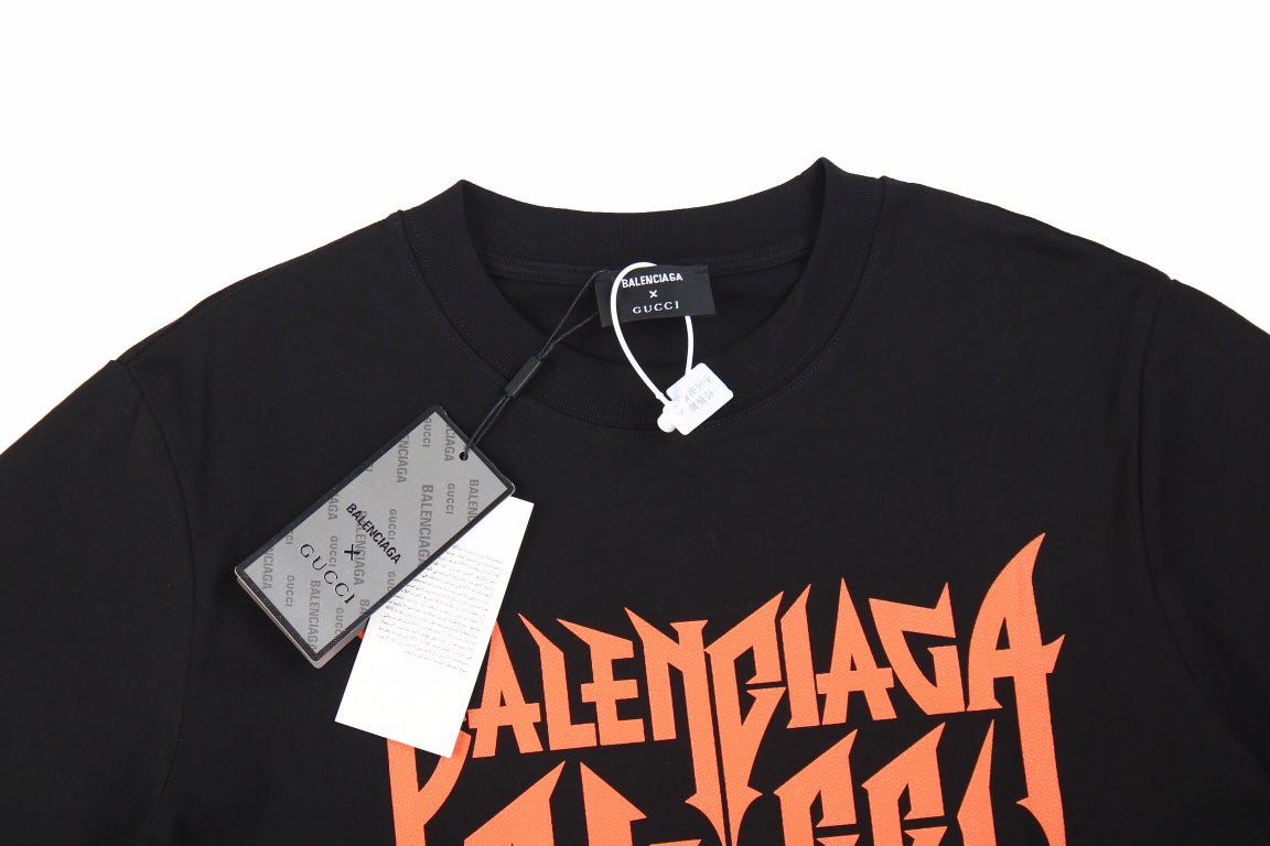 Balenciaga Gothic Logo T-Shirt - Phantom Kicks