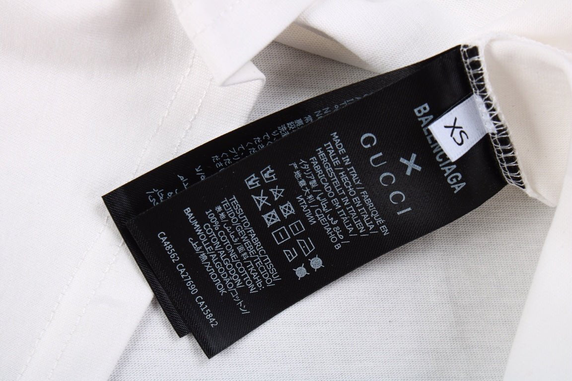 Balenciaga Gothic Logo T-Shirt - White - Phantom Kicks