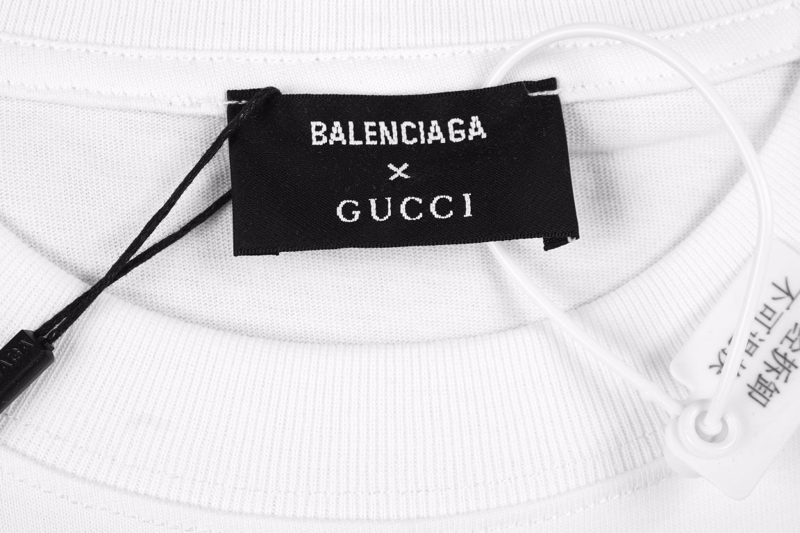 Balenciaga Gothic Logo T-Shirt - White - Phantom Kicks